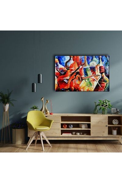 Desenlio Musical Oil Painting Canvas Print