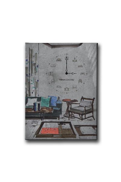 Desenlio Modern Clock Table