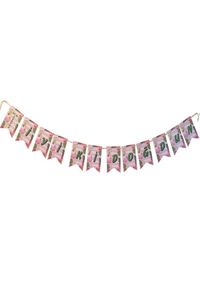 Parti dolabı Στολίδι με θέμα το Flamingo Happy Birthday
