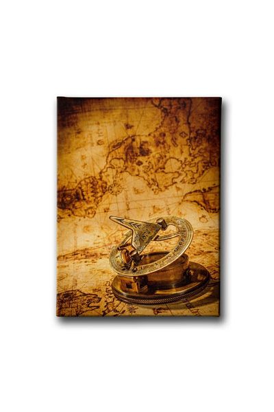 Desenlio Vintage χάρτης με θέμα το Astrolabe σε καμβά