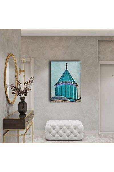 Desenlio Tabloul Turbei Mevlana Domul Verde