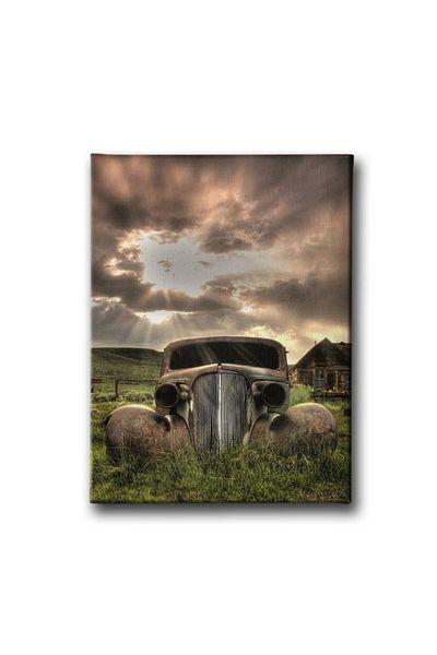 Desenlio Scrap Car Canvas Painting