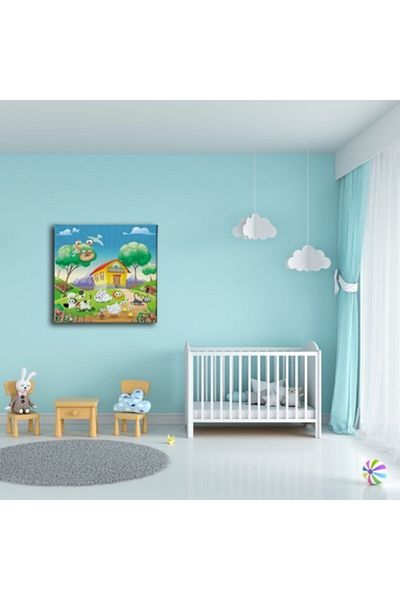 Desenlio Animale Copii Pictură pe pânză
