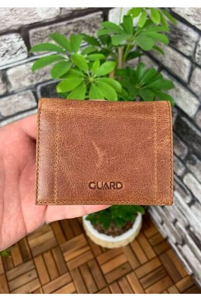 GUARD Manimal Antique Tan Leather Men's Wallet