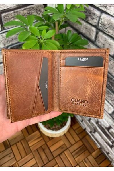 GUARD Manimal Antique Tan Leather Men's Wallet
