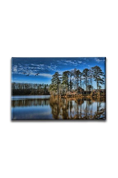 Desenlio Pictură peisaj natural cu reflexie