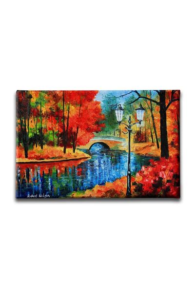Desenlio Autumn Oil Painting Canvas Print