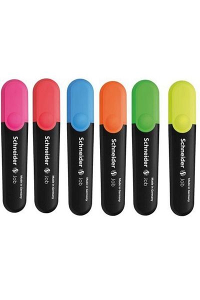 Dizayn Schneider 150 Neon Highlighter Set of 6