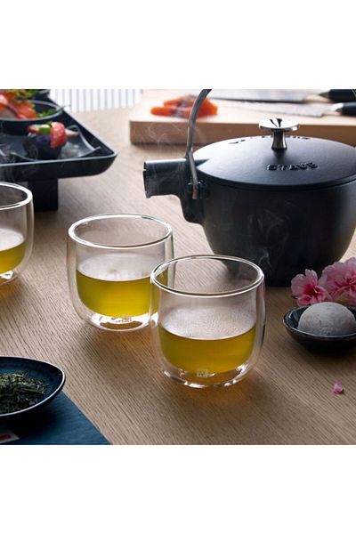 ZWILLING 395000770 طقم أكواب شاي زجاج مزدوج مكون من قطعتين