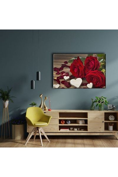 Desenlio Love - Roses Canvas Painting