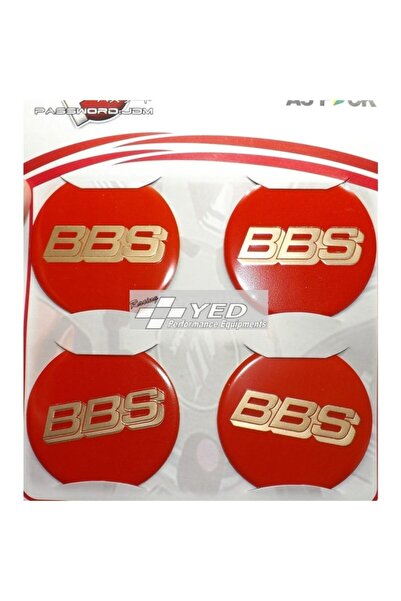 DURU DORUK Bbs Jant Göbeği Gold Kırmızı Alüminyum 60mm Arma 4 Lü Set