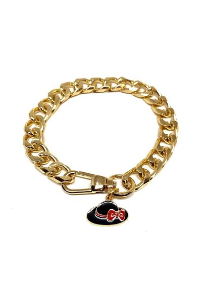 Petbucks Pet Accessories قلادة سلسلة ذهبية على شكل كلب قطة مقاس Xs 25 سم 2107zkhat