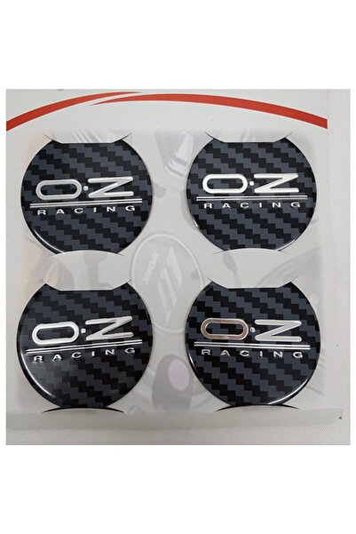 DURU DORUK Oz Racing Jant Göbeği Karbon 60mm Alüminyum Arma 4 Lü Set