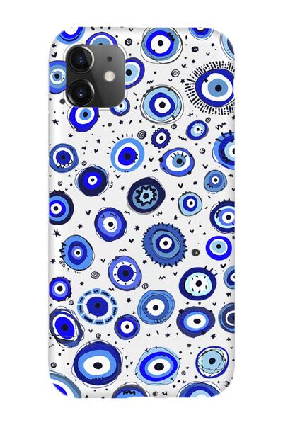 shoptocase Iphone 11 Uyumlu Nazar Doncukları Desenli Premium Lansman Kılıf