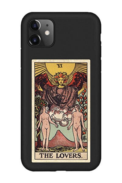 shoptocase Iphone 11 Uyumlu The Lovers Tarot Kartı Desenli Premium Lansman Kılıf