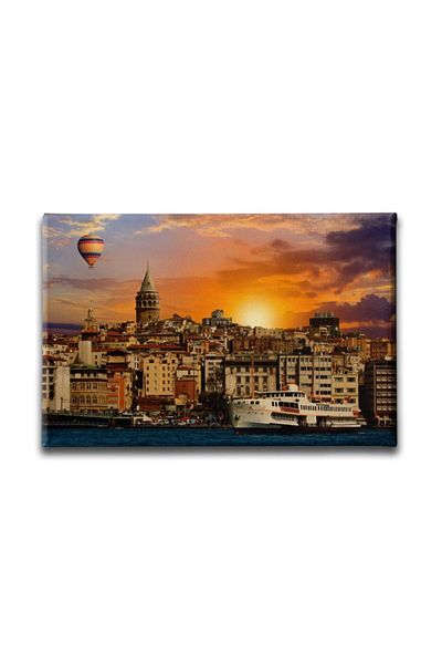 Desenlio Galata Kulesi - Платнена маса с балони