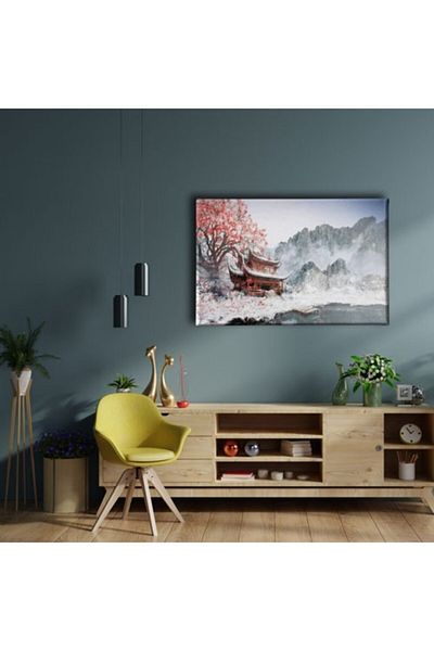 Desenlio Japanese Winter Landscape Painting