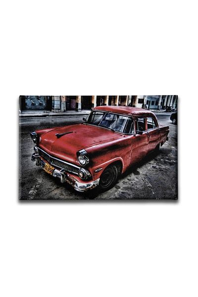Desenlio Classic Red Canvas Painting