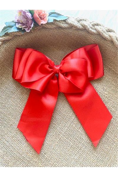 Yeşim Aksesuar Luxury Satin Bow Buckle, Bow Ribbon Satin Automatic Women's Buckle