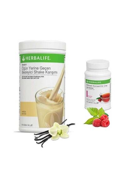 Herbalife Vanilya Shake 550 gr. - Ahududu Çay 50 gr
