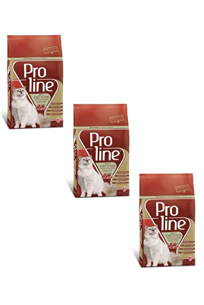 Proline Proline Kuzu Etli Yetişkin Kedi Maması 500 Gr (3 Adet)