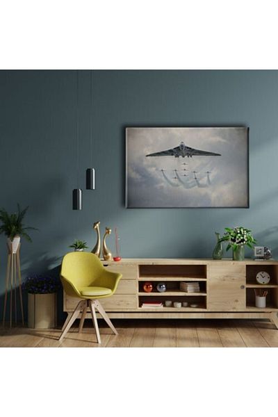Desenlio Airplane Canvas Art Print