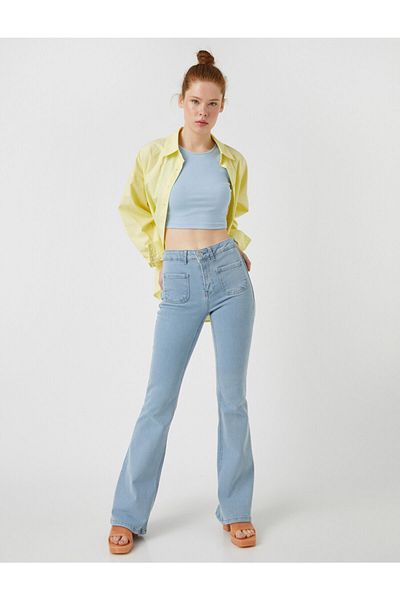 Koton Women's Light Indigo Jeans
