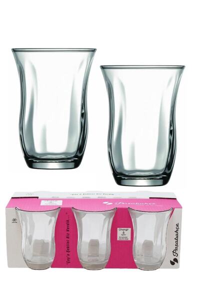 Güntem 42191 6 Lı Optikli Çay Bardağı