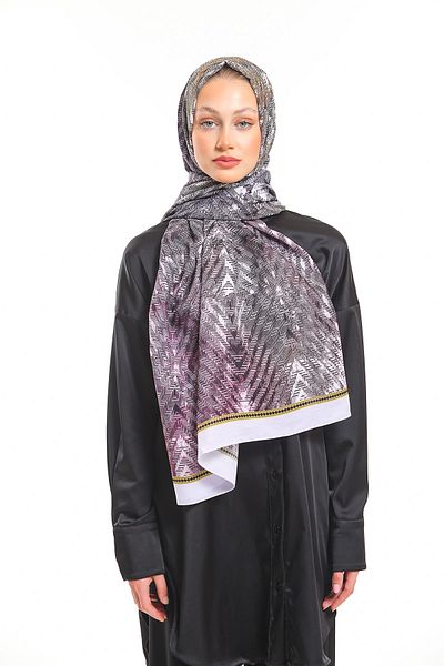 19V69 ITALIA Lilac Purple Pavia Series 90x200 Cm with Scarf Hanger and Gift Set