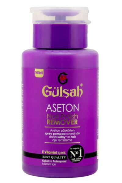 Gülşah E Vitaminli Pompalı Aseton  Nail Polish Remover 175 ml