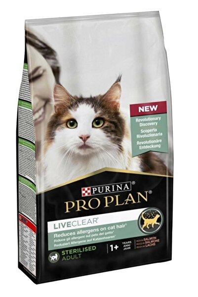 Pro Plan ® Lıveclear® Sterilised Adult 1.4 Kg Yetişkin Kediler Için, Zengin Somon Etli Yeni Ürün