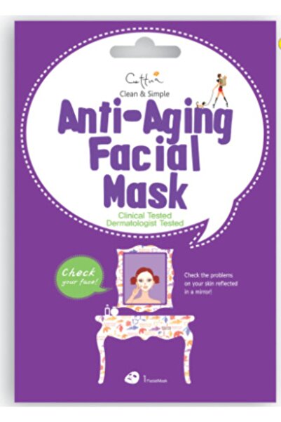 Bee Beauty Cettua Clean&simple Yaşlanma Karşıtı Yüz Maskesi * Adet