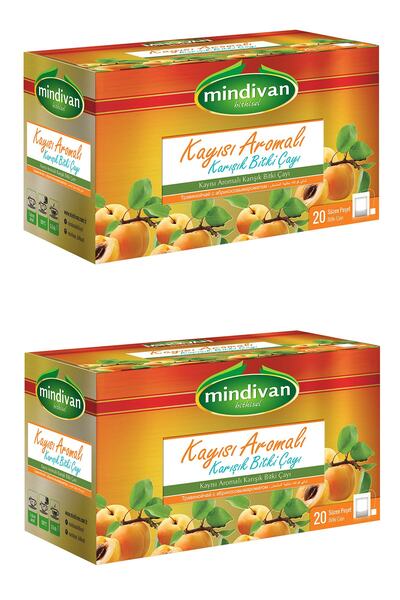 Mindivan 2 Adet Kayısı Bitki Çayı