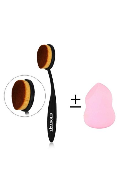 Sildne Spoon Foundation Brush + Pear Makeup Sponge