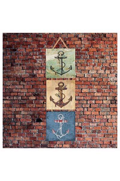 Cakatablo Σιδερένια Πινακίδες Πλοίων Τυπωμένες 14x14 εκ. 3 Τεμάχια