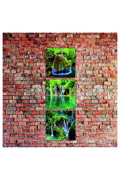 Cakatablo Εκτυπωμένες εικόνες καταρρακτών 14x14 εκ. 3 τεμάχια