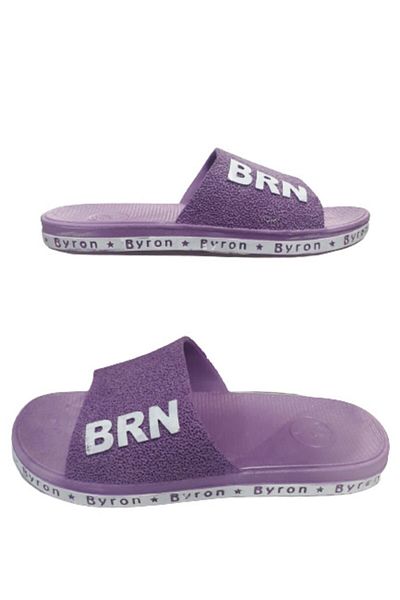 Byron Brn B050-10 Γυναικεία λιλά αντιολισθητική σόλα Sea Beach Pool Daily Walking Slippers