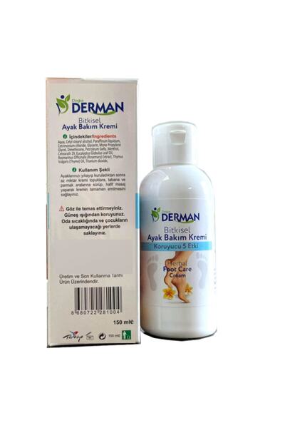 Doğa Derman Foot Odor Fungus Itching Crack Care Cream 150 ml
