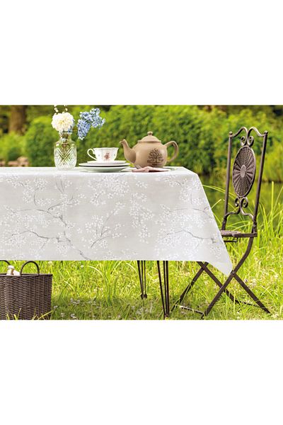 Madame Coco Exorde Gray Pvc Tablecloth - 100X140 cm