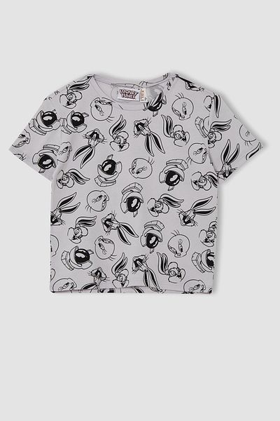 DeFacto Girl's Lola Bunny Licensed Short Sleeve T-Shirt