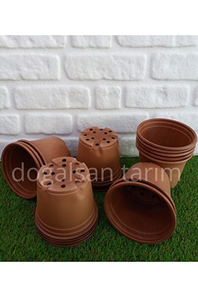 Doğalsan Tarım Çiçek Saksısı 15x13 Cm 40 Adet Fide Saksısı Thermoform Tohum E...