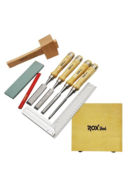 Rox Wood 9 Parça Ahşap Iskarpela Seti 15399056