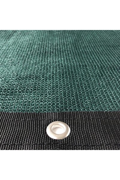 Filexus %95'lik 2m X 10m Gölgelik-bahçe Çit Filesi-şeritli Halkalı - Koyu Yeşil