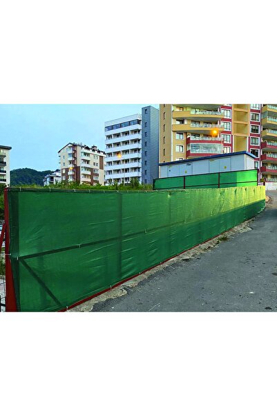 Filexus %95'lik 2m X 10m Gölgelik-bahçe Çit Filesi-şeritli Halkalı - Koyu Yeşil