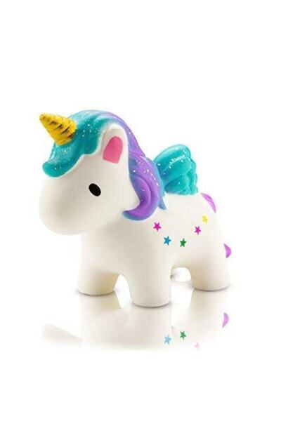 HEPBİMODA Squishy Boynuzlu At Unicorn 13.5cm Sukuşi Oyuncak