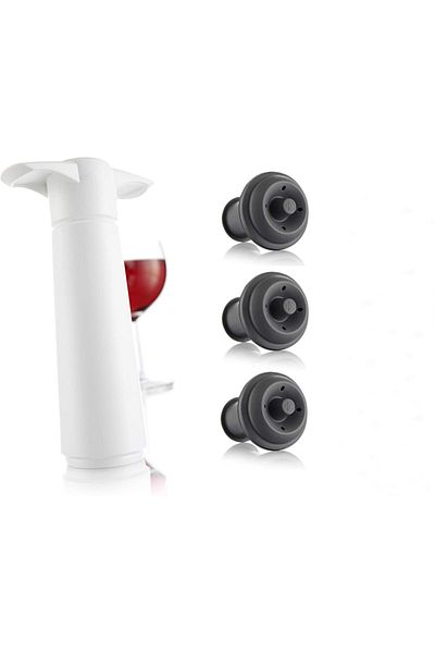 Vacu Vin White Wine Vacuum Set - 1 Pump and 3 Stoppers