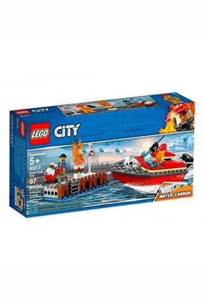LEGO City Dock Fire 60213