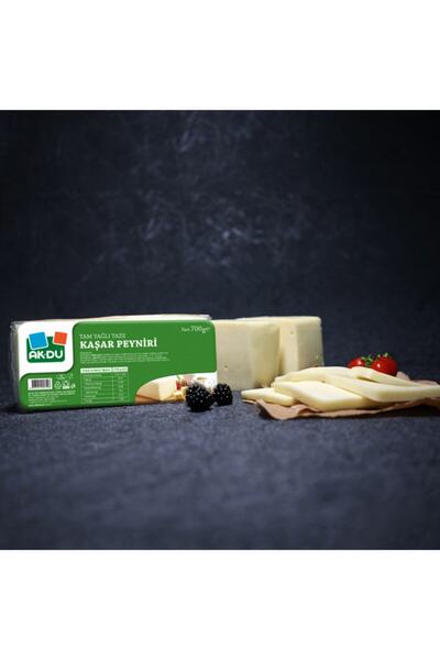 Akdu Tam Yağlı Taze Kaşar Peyniri 700 Gr