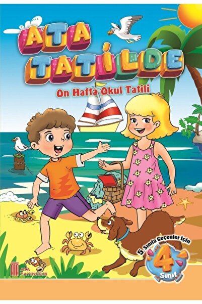 Ata Yayıncılık 4.sınıf Ata Tatilde Yaz Tatili Kitabı