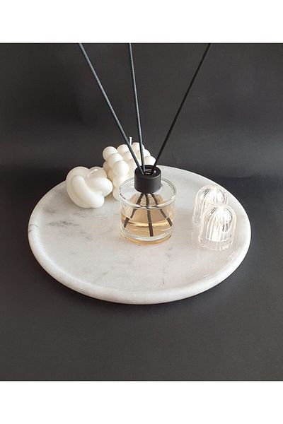 Panoramas Home Natural Marble Tray Presentation